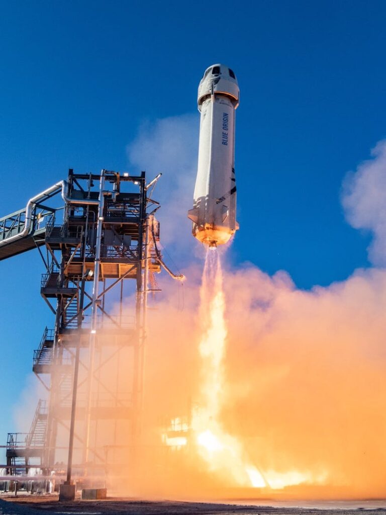 Bezos completes voyage to edge of space