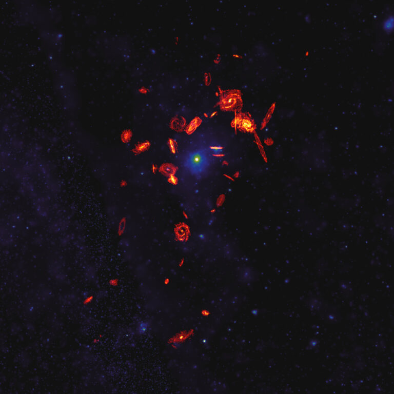 Study confirms what is robbing galaxies of star-forming gas