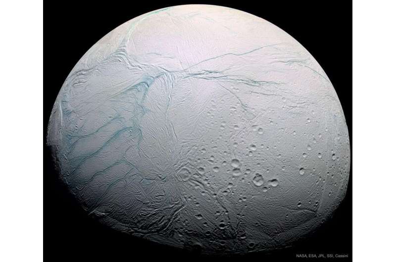 Expansion cracks on icy moon Enceladus let inner ocean boil out, according to study