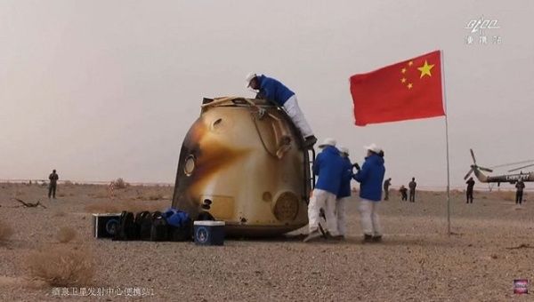 Chinese astronauts return from six-month stint in space
