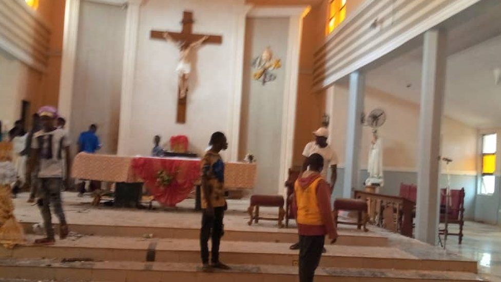 Gunmen kill Catholic worshippers in Nigeria