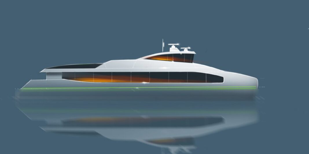Creating an identity for world's first fully electric high-speed ferry