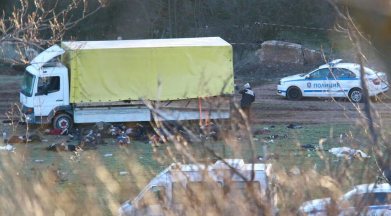 At least 18 people found dead in abandoned truck in Bulgaria