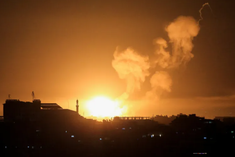 Israel launches air strike on Gaza