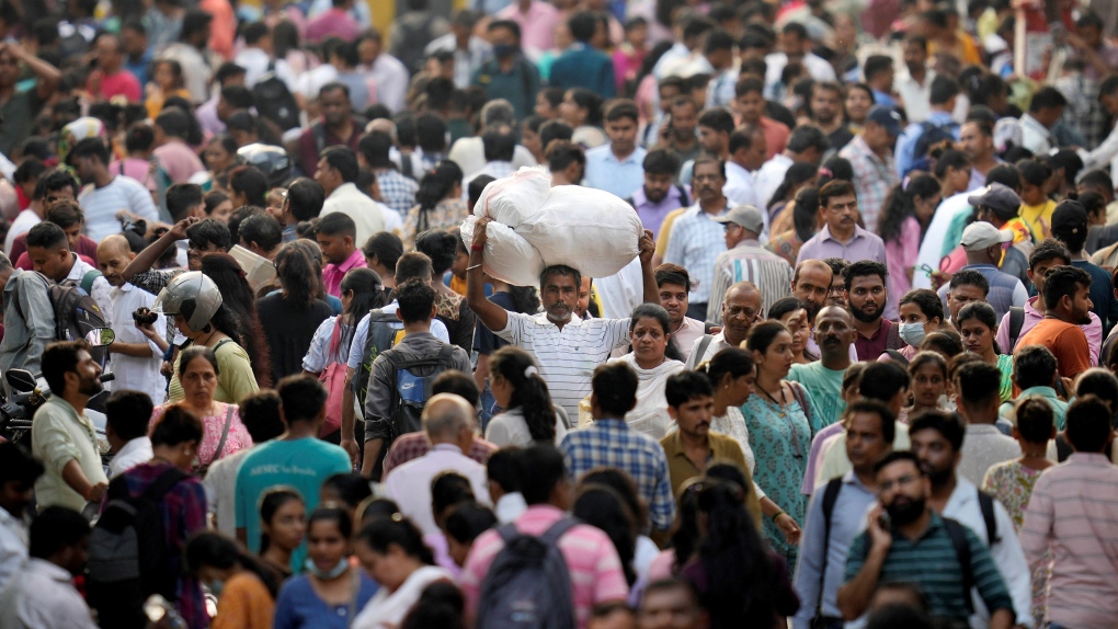 India’s population to surpass China this week - UN