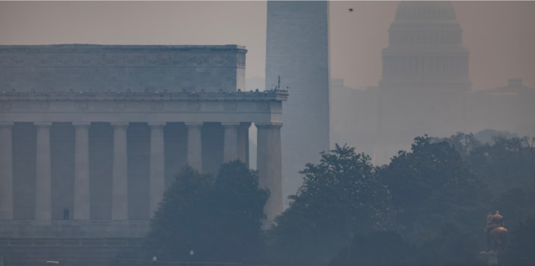 Canadian wildfires give U.S. East Coast worst air quality in years