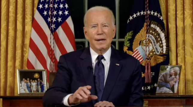1. Biden addresses U.S. on Israel/Hamas war