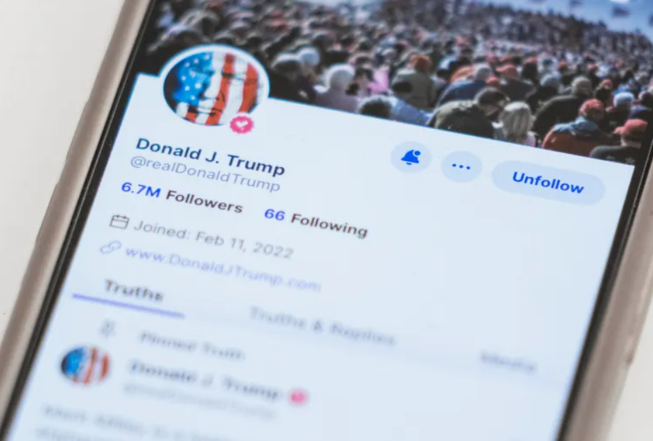 Trump’s social media company soars in Wall Street debut