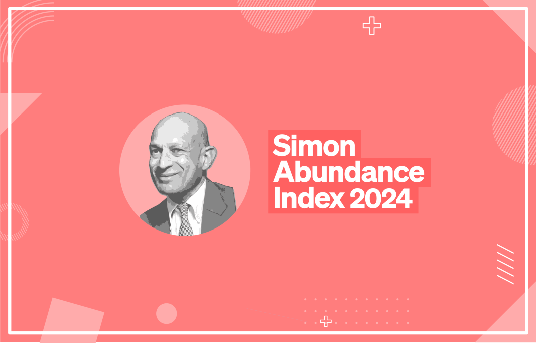 The Simon Abundance Index: Earth was 509.4% more abundant in 2023 than in 1980