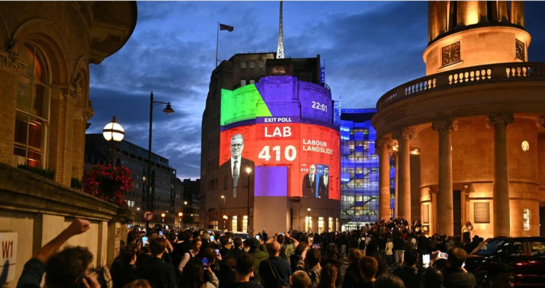 Landslide win for UK’s Labour ends 14 years of Conservative rule