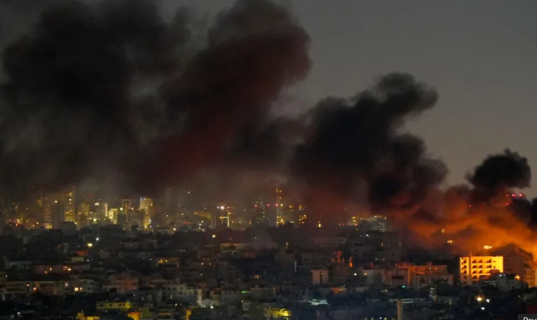 Blasts heard in Lebanon as Israel vows to hit Hezbollah’s financial sites