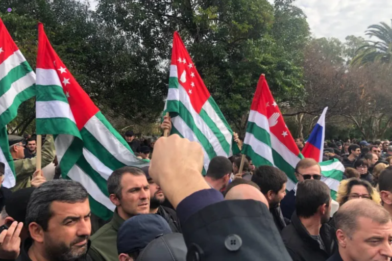 Protesters storm parliament in breakaway Georgian region of Abkhazia