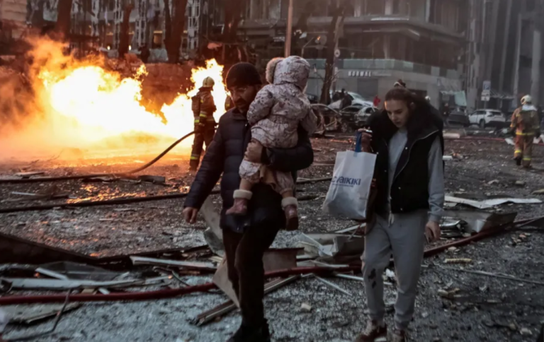 Six killed in strike on Russia’s Kursk after deadly missile attack on Kyiv