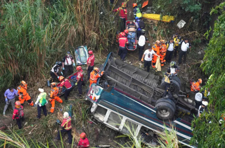 At least 51 killed in Guatemala bus crash