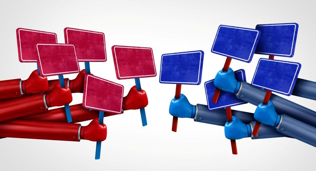 Political party patronage pushes people down polarizing path