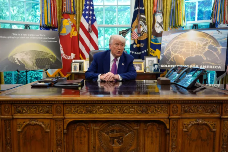 Trump says U.S. will put weapons in space as part of ‘Golden Dome’ plan