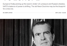 The Nixon Doctrine comes to Europe