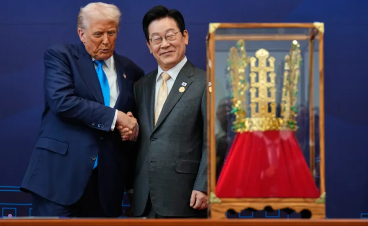 South Korea showers Trump with gifts and kind words as it works on softer trade deal