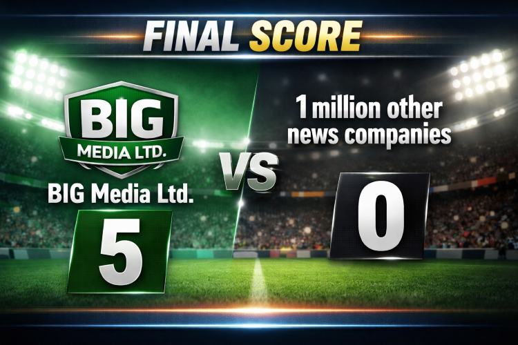 Results are in – BIG Media is demolishing news media rivals