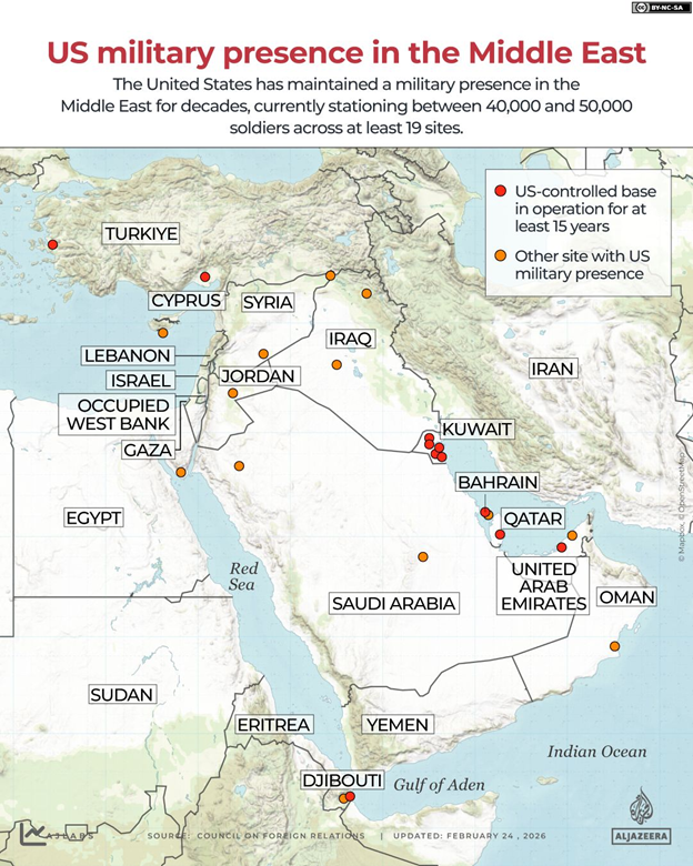 Mapping strikes – U.S. and Israeli attacks on Iran and Tehran’s retaliation
