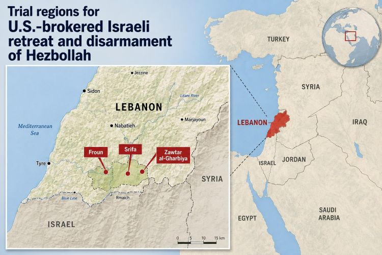 Lebanon’s military starts ‘pilot zone’ takeover in south Lebanon’s military starts ‘pilot zone’ takeover in south